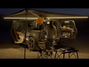 I Converted a New Defender 110 into an Overland Camper | Desert Camping in a Luxury Land Rover