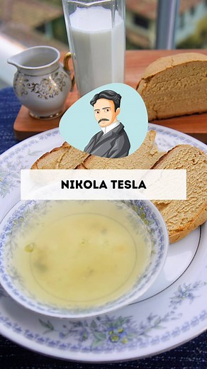 Nikola Tesla’s Strange Eating Habits #NikolaTesla #foodhistory #cooking #recipes #cookwithme #foodie #Tesla #scientist #cookathome | Tastes From The Road - Food History