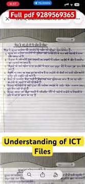 Understanding of ICT BEd 2nd Year Files #bedassignment #ictfiles #bed1styear #shorts