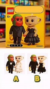 unboxing chimpanzini X espressona Signora Lego toys -which one is correct. #question #reel #shorts | Brainrot play