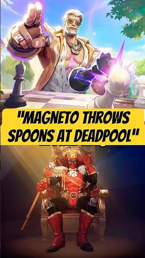 Brand New Magneto AKA Erik and Deadpool AKA Wade Interaction In #marvelrivals new season 9 Part 2
