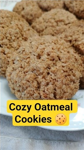 Quick & Cozy Oatmeal Cookies | Soft & Easy Homemade Treat 🍪