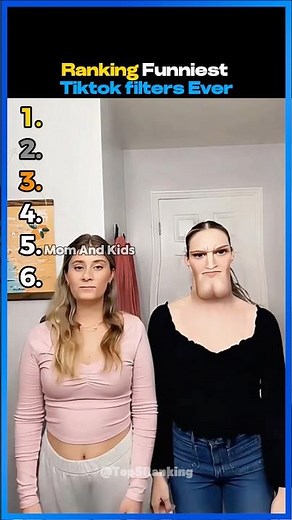 Ranking funniest tiktok filters ever | #shorts #funny #tiktok