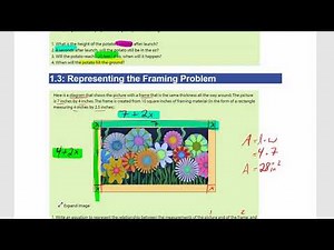 Algebra 1 Unit 7 Lesson 1: Finding Unknown Inputs