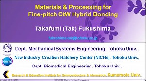 Materials and Processing for Fine-pitch Chip-to-Wafer Hybrid Bonding