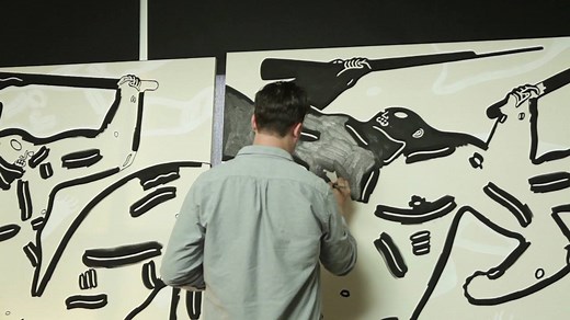 'There is art that's disturbing to me, but it's not my art.' - Cleon Peterson | Monster Children