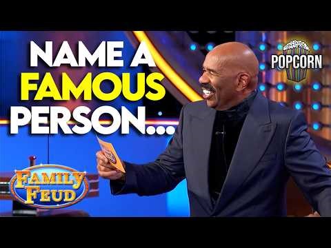 Best “Name a Famous Person” Questions You Might Not Guess! | Family Feud