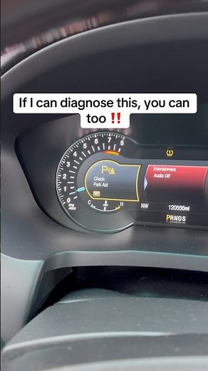 2016 ford explorer check park aid. Easy diagnosis with the right tools