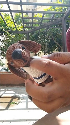 Crochet Dachshund Dog Toy | Available on IndiaMART