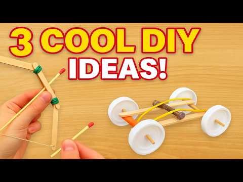 ✅3 Easy & Fun DIY Projects You Need to Try – Simple & Cool Ideas!