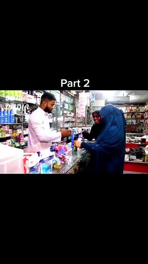 Retail Interaction Scene: Shopkeeper and Customer