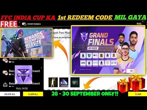 FREE FIRE REDEEM CODE TODAY 30 SEPTEMBER |FF REWARDS REDEEM CODE | FF REDEEM CODE TODAY 30 SEPTEMBER