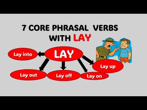 7 CORE PHRASAL VERBS WITH "LAY".