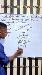 Applied question on Area of a Rectangle. #IndicesTrading #math #mathspuzzle #margallahills #surdo #linen Esomnofu Online MATH Tambuwal Maths Class School of Mathematics, Nigeria English with Esomnofu | Maths with Esomnofu.