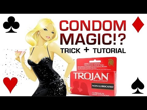 How to do Epic CONDOM Magic Trick!! (Must try!)
