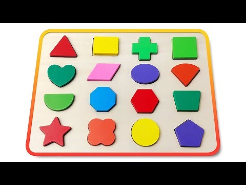 Shapes Learning Puzzle For Kids 🔺🟩 | Learning Shapes Name For Toddlers 🔵🔶 | Shapes Activity Puzzle ⭐