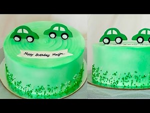 Car Theme Cake / Easy Method To Make A Fondant Car without A Mould