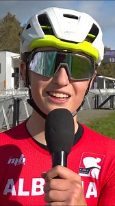 POV #EuroCross23 | the course 🎤 by Nelia Kabetaj 🇦🇱 #cyclocross #ciclocross #veldrijden #cycling #pontchateau | UEC - Union Européenne de Cyclisme