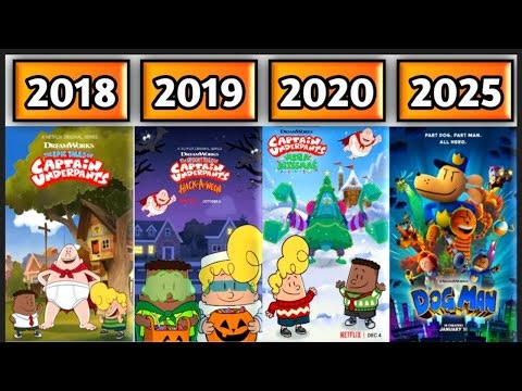 ALL CAPTAIN UNDERPANTS MOVIES (2017 - 2025)
