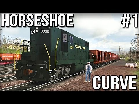 Horseshoe Curve #1 - Train Simulator 2014 (EMD GP7 Pennsy)