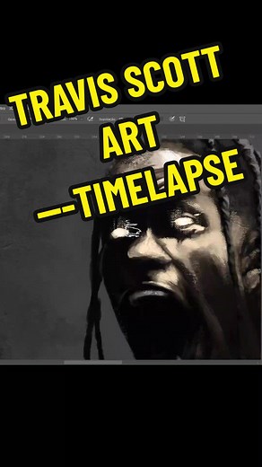 TRAVIS SCOTT // ART TIMELAPSE 1H40Min in 1Minute @Travis Scott --- #travisscott #travis #fein #timelapse #arttimelapse #wacom #photoshop #adobephotoshop @adobevideo #digitalpainting