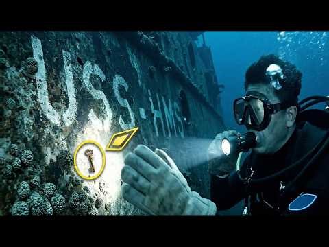 Found a Sunken USS Battleship (The Rusted Giant of the Deep!)