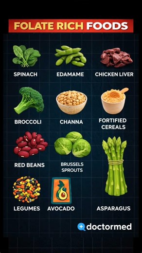 Folate Rich Foods to Eat Daily for Energy & Brain