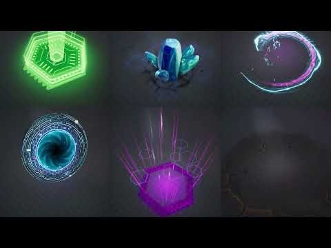 Sci Fi Tech Futuristic Particle Pack 124 VFX