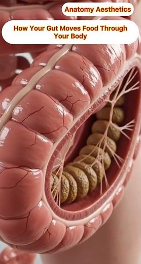 How Your Gut Moves Food Through Your Body | Anatomy Aesthetics | Guts Health