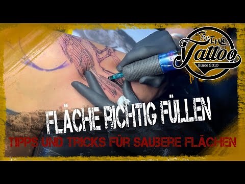 Tutorial: Fläche richtig füllen (Tätowieren lernen)
