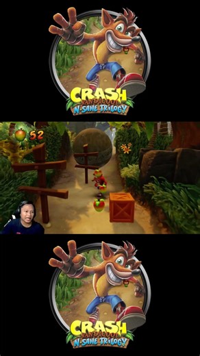 Run Crash Run - Crash Bandicoot Part 4 #crashbandicoot #shorts #asvinnet #games #gaming