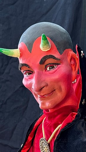 28K views · 1.8K reactions | The Demon on the Stairs. A 1.5 metre tall German automaton from 1928. Part of the extensive Davenport Collection of Magic. The Davenport Magic online archive gives more details, photographs and history of this fine Devil and a whole world of magic. #magic #davenportmagicshop #stairwaystohell | The House of Automata | Facebook