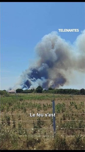 VIOLENT FIRE IN LA PLAINE-SUR-MER