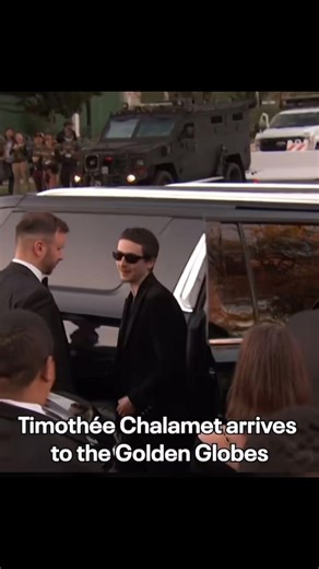 Timothée Chalamet at the 83rd Annual Golden Globes