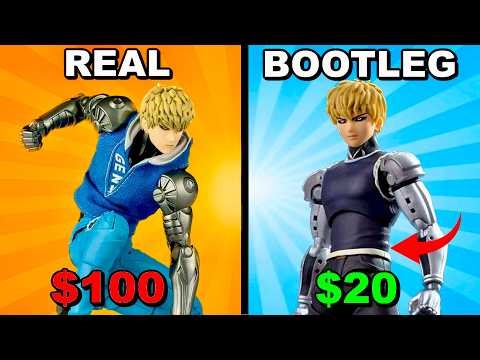 NEW Revoltech Genos figure VS. Dasin Model Bootleg (SHOCKING)
