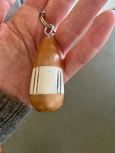 Beautiful Boho Wood and Bone Keychain Handmade in Kenya - Etsy