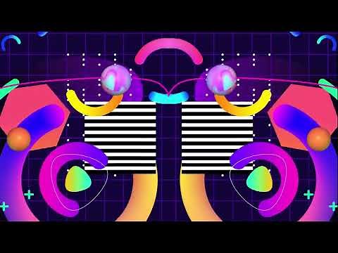 4-Hour 4K Abstract Retro VJ Loop | Colorful Geometric Visuals for DJ Sets & Event Backdrops