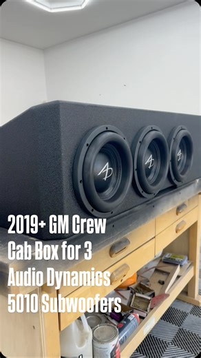 2.7K reactions · 29 shares | Custom Ported Subwoofer Box for the 2019+ Silverado & Sierra Crew Cab Trucks. This one’s for 3 Audio Dynamics 5000 series 10” Subwoofers. This box requires a 2” seat lift to fit. #caraudio #truckaudio #carstereo #customsubbox #basshead | Superior Sounds | Facebook