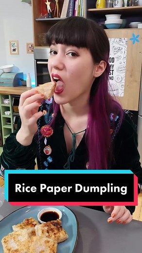 Knusprige vegane Reispapier-Dumplings selbstgemacht