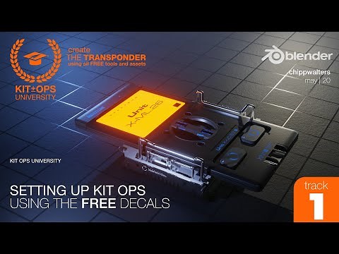 Blender KIT OPS Transponder PART 1: Setting up