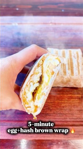 Better Than Tim Hortons?! Egg & Hash Brown Farmer Wrap!#wrap #easyrecipe #breakfastrecipe