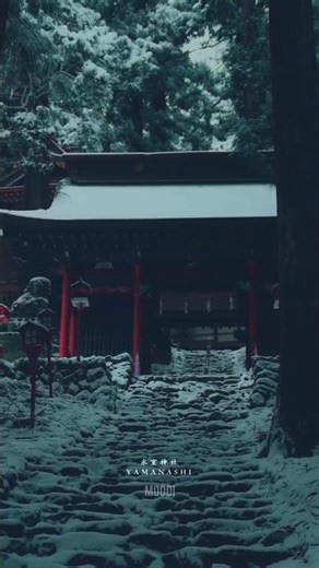 SNOWFALL IN YAMANASHI | POV: You’re watching the snow in Yamanashi... 🧿🎧