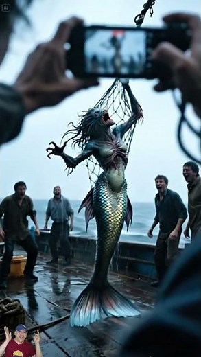 Terrifying Sea Monster Caught on Fishermen’s Boat | Scary Mermaid Screams (AI Shorts Movie)