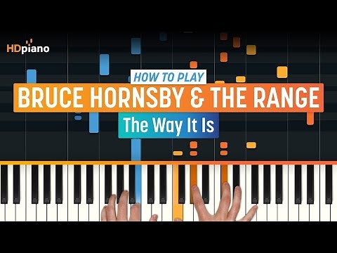 How to Play "The Way It Is" by Bruce Hornsby & The Range | HDpiano (Part 1) Piano Tutorial