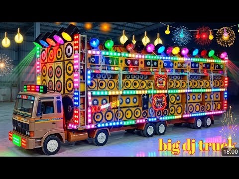 Mini Dj Truck Setup | how to make mini dj setup with cardboard Making Dj setup at home | #djlight