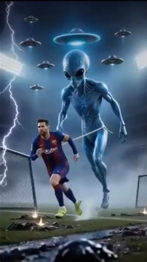 Messi, Neymar & Mbappé’s ALIEN vs Ronaldo’s ALIEN #ronaldo #goat #messi #ronaldoai #aifunnyshorts