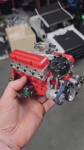 🔥 Build your own V8 engine! Experience the power of engineering with the CISON V8 Engine Model - a fully functional mini engine with realistic movements, cooling and 4-stroke system. 🚗 Perfect for car enthusiasts and engineers 🎁 A unique gift for men with a passion for machines | Txjntc