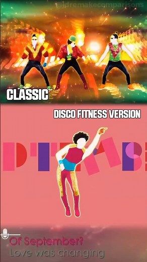 September - Classic VS Disco Fitness Version #justdance #september #earthwindfire