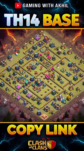 NEW TH14 Base 🔥 | BEST Town Hall 14 WAR Base | Clash Of Clans