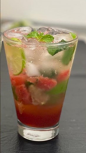 Refreshing Watermelon Mojito to beat the summer l #Shorts